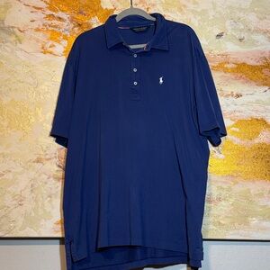 Polo Golf by Ralph Lauren Men's Blue Polo Shirt Pima Cotton